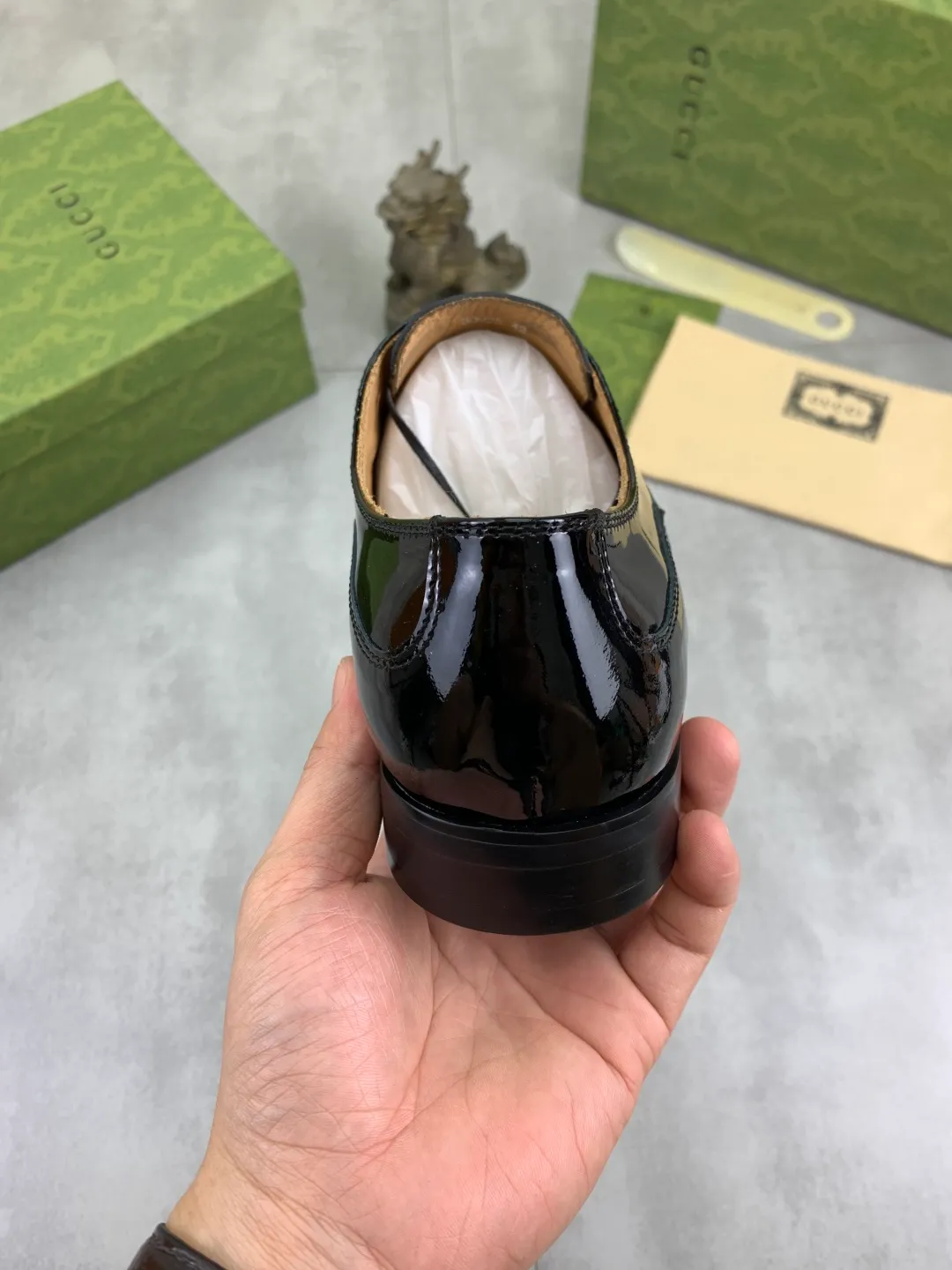 Men's men's shoes 💰P640 [New style] Water dyed cowhide 💰💎💎💎 [Gucci] GUCCI high-end men's formal business leather shoes, original order 1:1! Original imported high-end open-edge beaded calfskin, original metal buckle, imported first-layer cowhide lining for feet. Original high-end outsole, men's shoe size: 39-44 (45 customized) 2️⃣ colors available